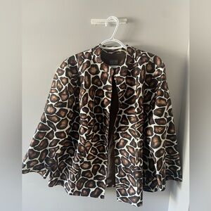 Additions by Chico’s animal print blazer
